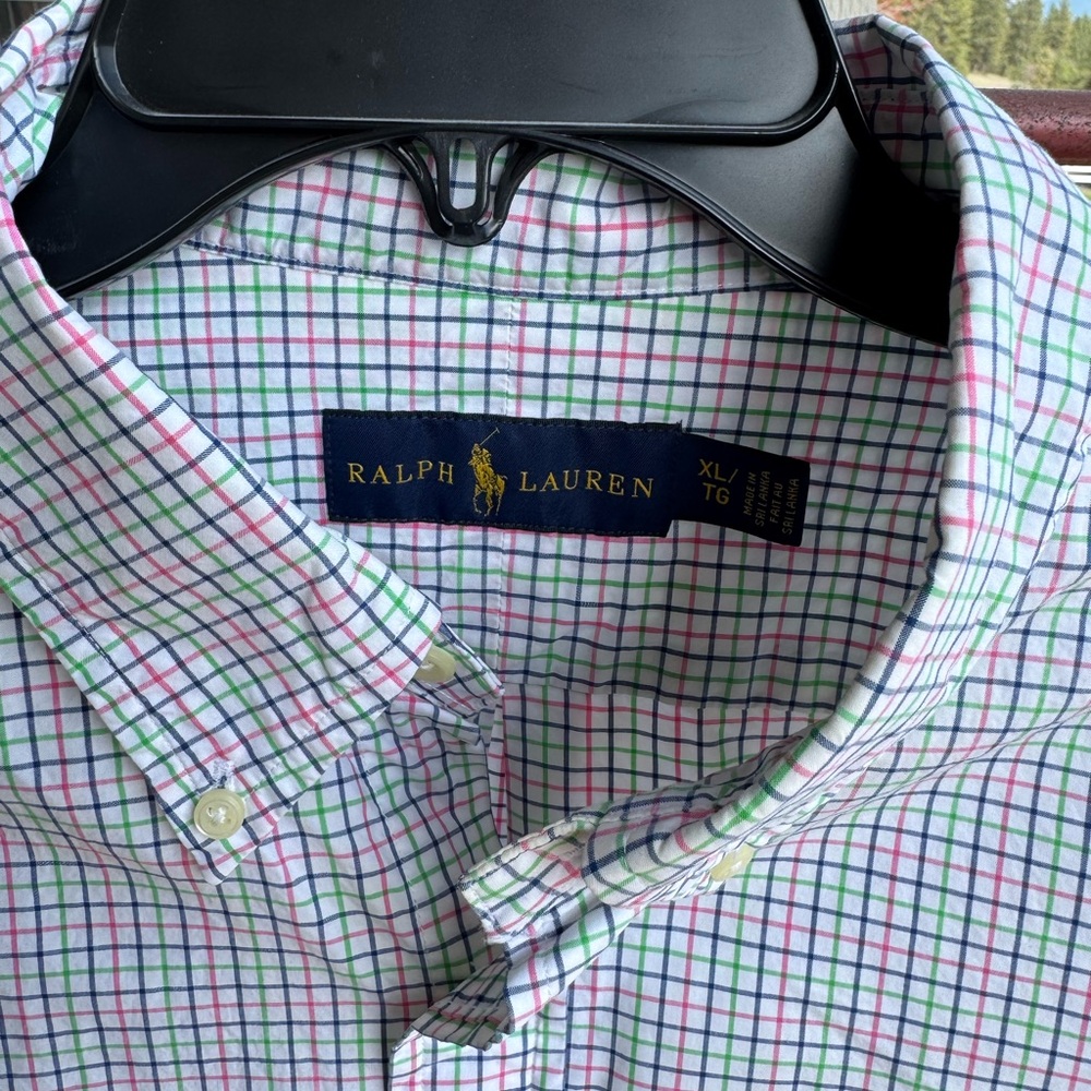 Ralph Lauren Men's Multicolor Checkered Shirt
